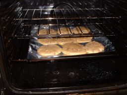 cooking cookies